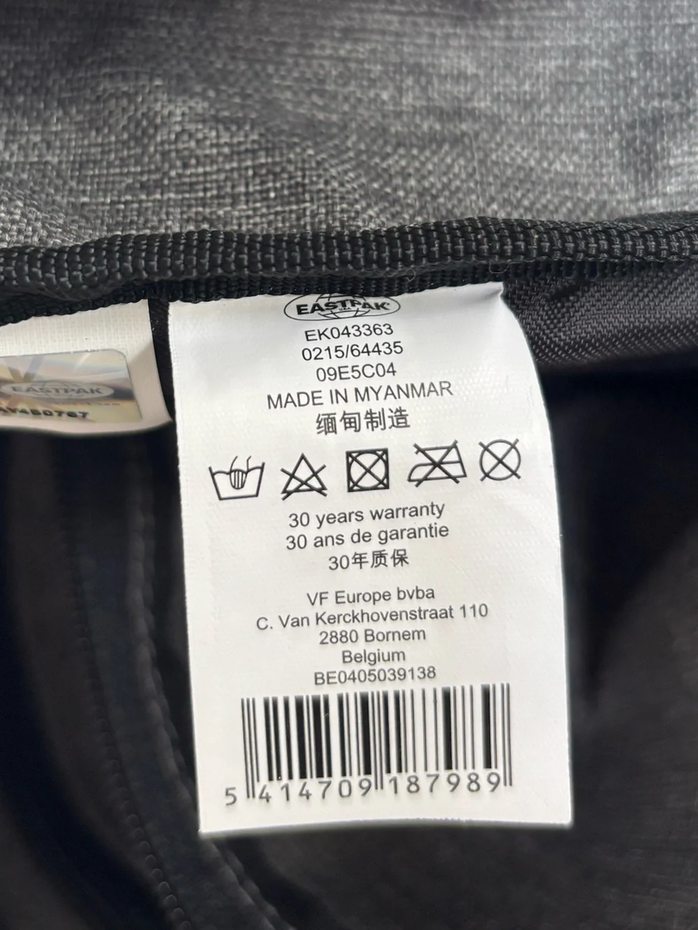 Eastpak Orbit XS Grey Backpack - like new